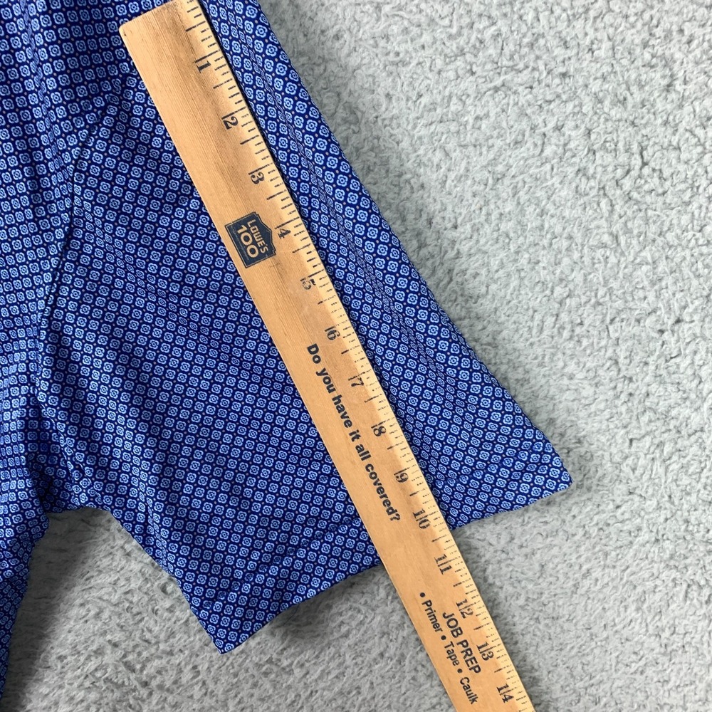 Peter Millar Summer Comfort Yellowstone Polo Men's XL Blue Golf Shirt Brooks - Picture 11 of 12